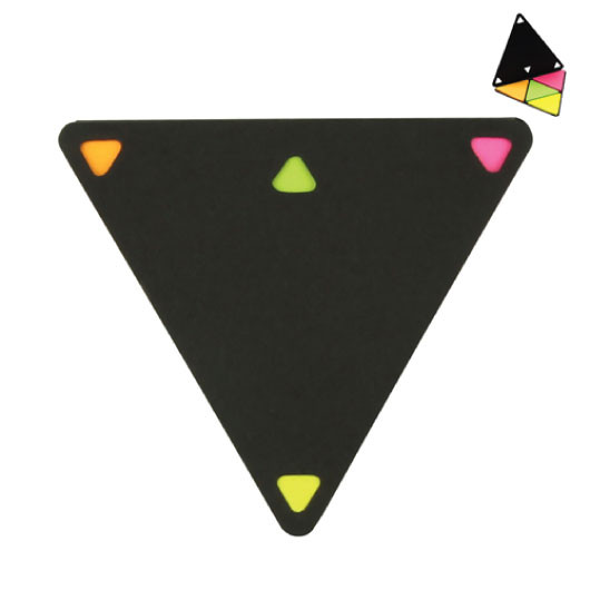 Black Triangle Sticky Notepads